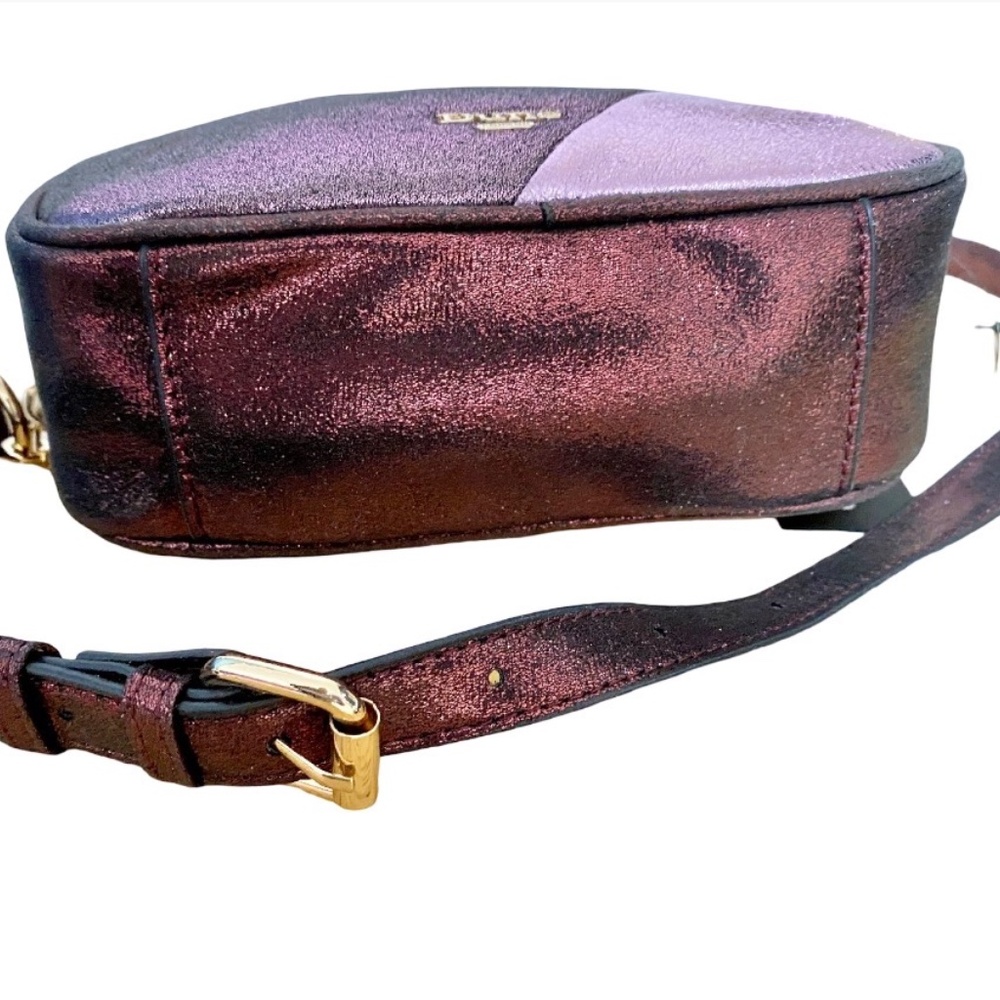 Dune London Purple Metallic Crossbody NWT - Picture 3 of 6